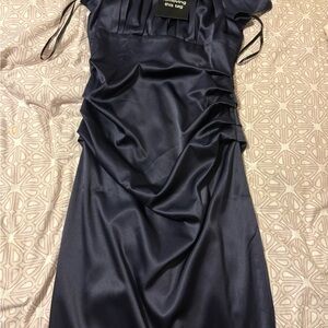 Elegant Navy Dress